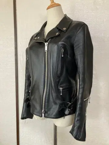 666 ljw-1tf 더블 라이더 자켓 블랙