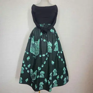 아프리카 천 롱 스커트