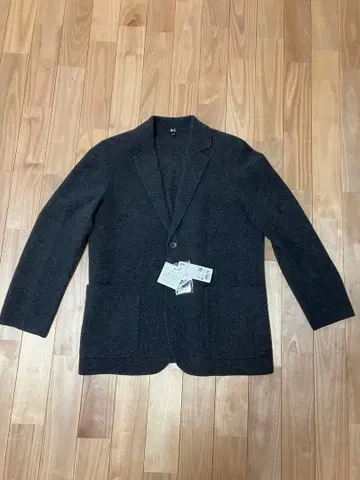 유니클로 UNIQLO c 니트 자켓 다크 그레이 M