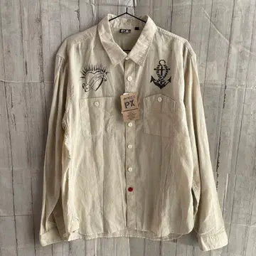 아비렉스 AVIREX 미사용 새상품 택 포함 긴팔 셔츠 XL