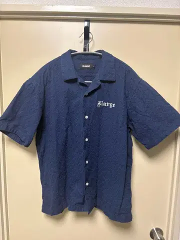 X-large 반팔 셔츠 네이비 S