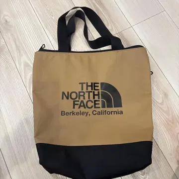 컨디션 최상 THE NORTH FACE 토트백 베이지/블랙