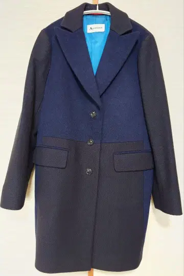 아쿠아 스큐텀 울 체스터 코트 사이즈 6