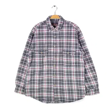 무스 크릭 플란넬 셔츠 두툼한 헤비 플란넬 체크 무늬 긴팔 셔츠