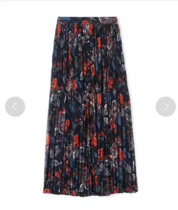 Tomorrowland 폴리에스테르 쉬폰 셔링 스커트