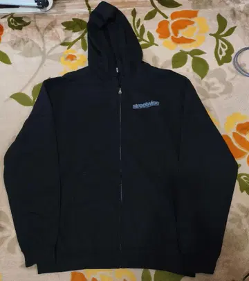 streetWise 블랙 풀 집업 후드티 L