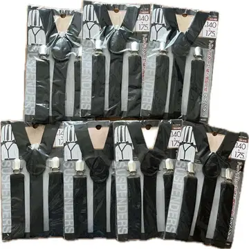 블랙 서스펜더 7세트 140-175cm