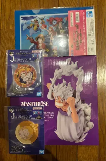 1번 복권 원피스 미래섬 에그헤드 A상 피규어 루피 + 덤 3개