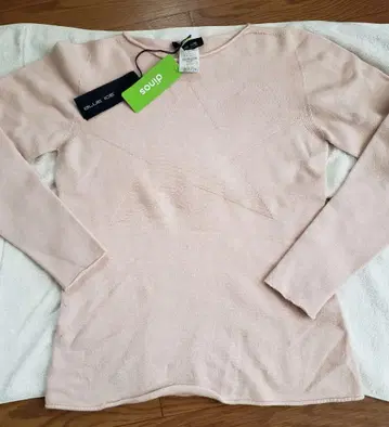 BLUE ICE 핑크 니트 긴팔