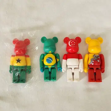 베어브릭 국기 플래그 4체 FLAG 가나 브라질 터키 부탄