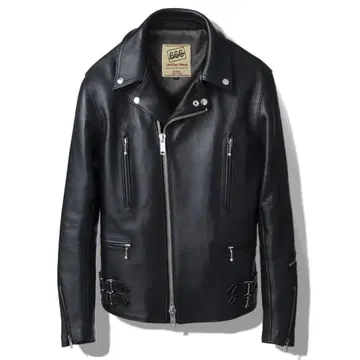 666 타이트핏 사이드 벨트 라이더 자켓 롱 40