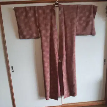 브라운 그라데이션 기모노