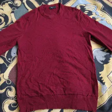 Theory 버건디 캐시미어 100% 스웨터