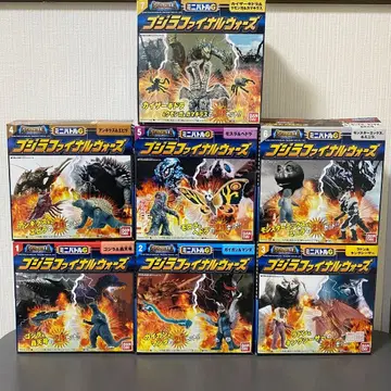 반다이 고질라 파이널 워즈 미니 배틀 G 전 7종 컴플리트