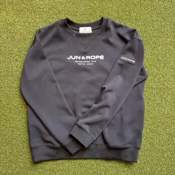 새상품급 JUN & ROPE 맨투맨 블랙 M
