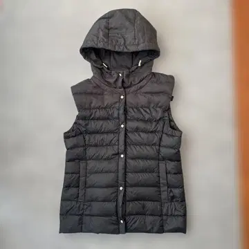 any FAM 후드 부착 다크 그레이 다운 베스트