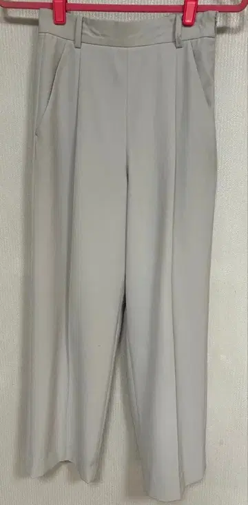 현행 상품 qualit 센터 프레스 스트레이트 팬츠 5호