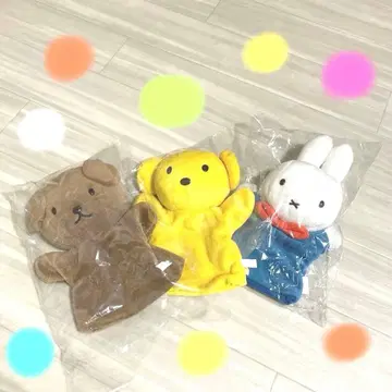 미피 & 노란 곰돌이 & 폴리 3종 퍼펫