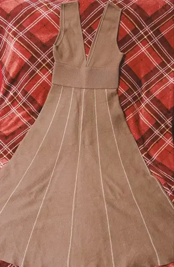 새상품급 [ LagunaMoon ] 라그나문 스트라이프 니트 원피스 M