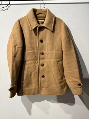 저널 스탠다드 베이지 울 피코트