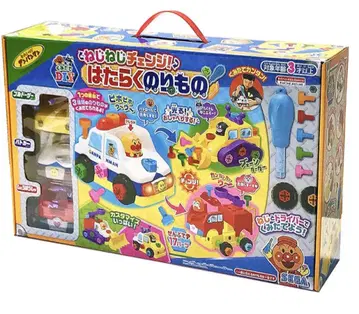 호빵맨 조립 DIY 나사나사 체인지 일하는 자동차 세가토이즈