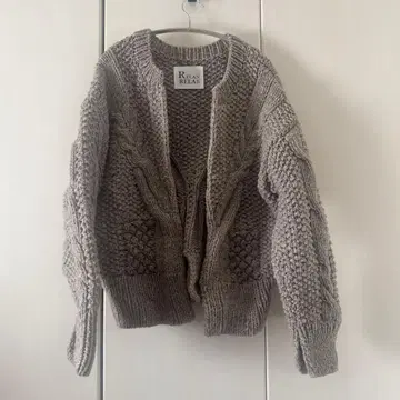 RELANRELAN 니트 가디건 그레이 계열