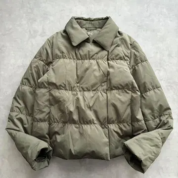 새상품급 UNIQLO:C 유니클로 씨 다운 숏 자켓 L 올리브