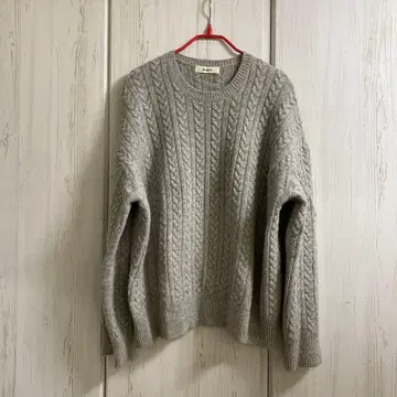 에부르 ebure 캐시미어 니트 그레이