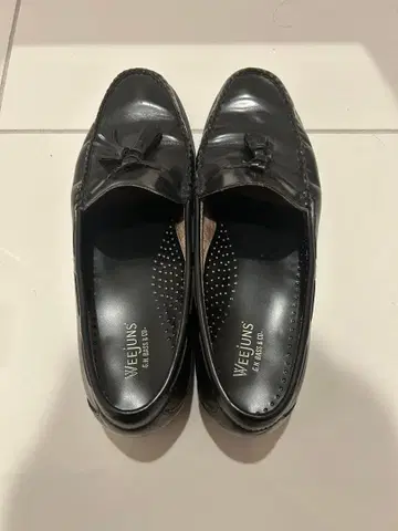 G.H.BASS 위준스 블랙 가죽 로퍼 태슬 포함