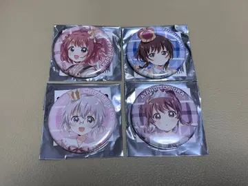 유루유리 아토레 캔 배지 4개 세트