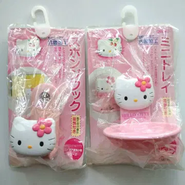 헬로키티 스펀지 후크 미니 트레이 2개 세트 2002년