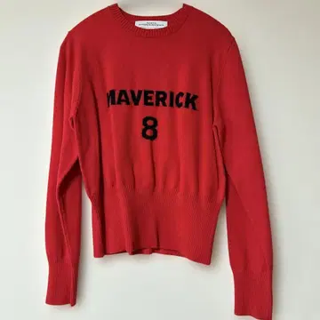 MAISON MAVERICK PRESENTS 긴팔 니트 레드
