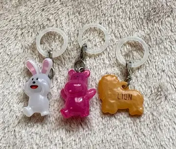 타베코 동물 THEMOVIE 메지루시 액세서리 토끼 하마 사자