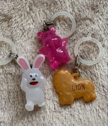 타베코 동물 THEMOVIE 메지루시 액세서리 토끼 하마 사자