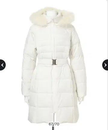 Apuweiser-riche 허리 마크 퍼프 코트