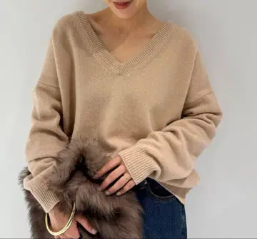 plage LE PETIT PULLE 니트 베이지