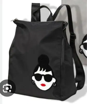 [ 새상품급 ] HAPPY FACE 에마 백팩 블랙
