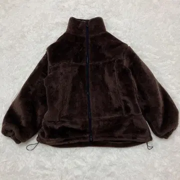 인기 최상 컨디션 GALLARDAGALANTE 보아 블루종 다크 브라운