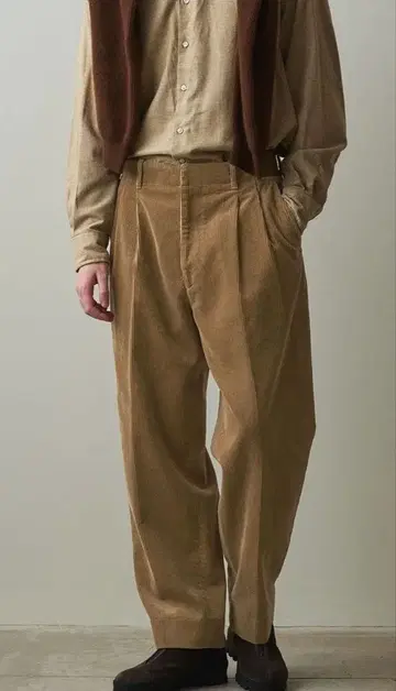 Steven alan 베이지 코듀로이 팬츠