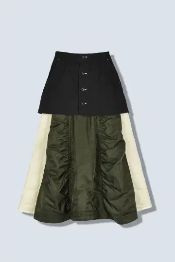 OMMO MIX FABRIC FLARE SK