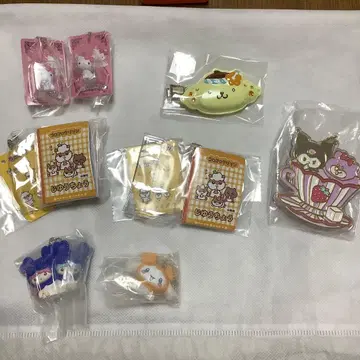 산리오 캐릭터 가챠 미니어처 참 마스코트 참