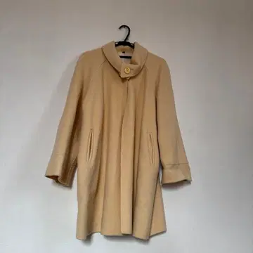 베이지 울 코트 M 사이즈