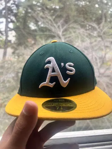 A's 야구 모자 7 1/8