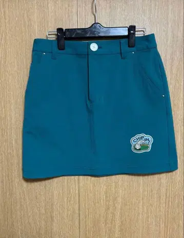 준앤로페 골프 스커트 터콰이즈 그린