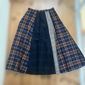 MACKINTOSH PHILOSOPHY 체크 무늬 롱 스커트