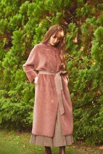 Herlipto Faux fur reversible coat