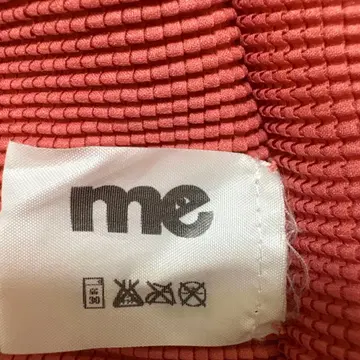 me 리브 편직 하이넥 긴팔 상의 M 핑크