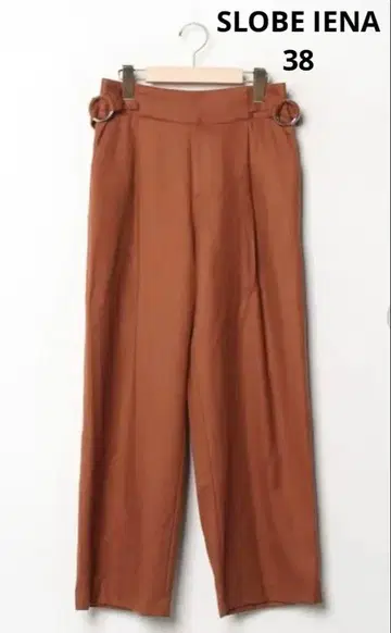 SLOBE IENA 브라운 와이드 팬츠 여성용 사이즈 38