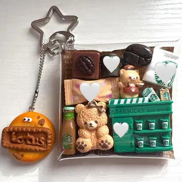 가챠 파우치 곰돌이 카페