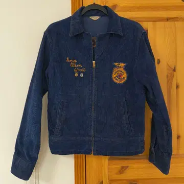 50s 60s FFA 자켓 삼각형 택 배지